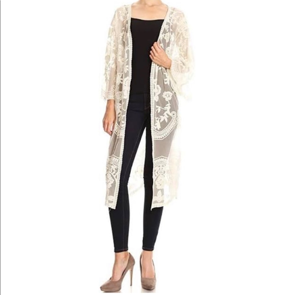 Beautiful Ivory Kimono
